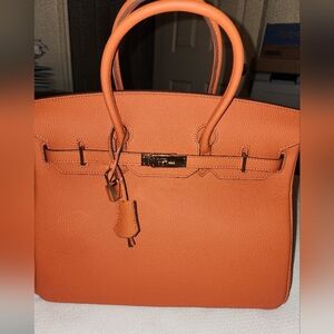 Orange Satchel 35